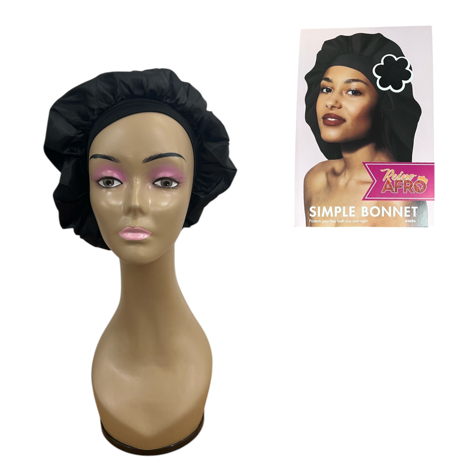 R.A Simple Bonnet  Preta